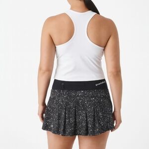 Lululemon Circuit Breaker Skort - Splatter Black Tennis Running Athletic - 8